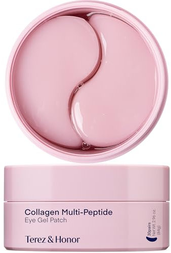 Patchs Yeux Anti-Cernes Korean Skincare: Masques Gel Contour des Yeux au Collagène et Peptides - Anti-Poches, Rides & Ridules - Soin Hydratant et Raffermissant Intense, 30 Paires Under Eye Patches