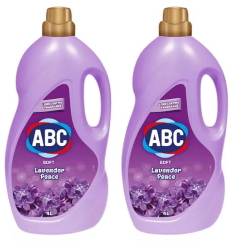 ABC flytande tvättmedel Lavender Peace 4 L – långvarig lavendeldoft för vita och färgglada textilier