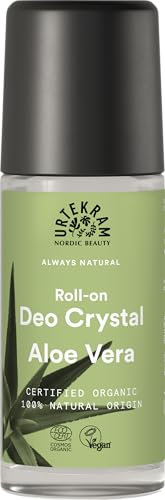 Urtekram Deodorant - Aloe Vera - Alle Hauttypen - Vegan, Biologisch, Natürliches Mineralsalz, Natürlichen Ursprungs, 50 ml