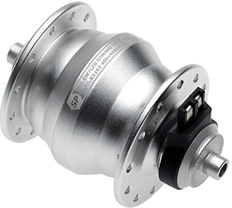 Shutter Precision (SP) Ultra Small Dynamo Hub SV-9-FB SL 20H S43HUB01502 Silver 20H