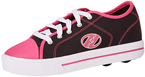 Heelys Classic Sneaker, Schwarz (Black/White/Hot Pink Black/White/Hot Pink), 34 EU