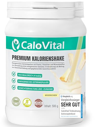 Frullati proteici sostitutivi del pasto con molte vitamine | Bere cibo ipercalorico per l'aumento di peso | Carboidrati e proteine ​​come frullato calorico | CaloVital