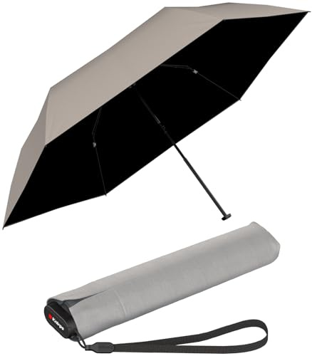Knirps Taschenschirm US.050 Ultra Light Slim Manual mit UV- und Hitzeschutz - Stone