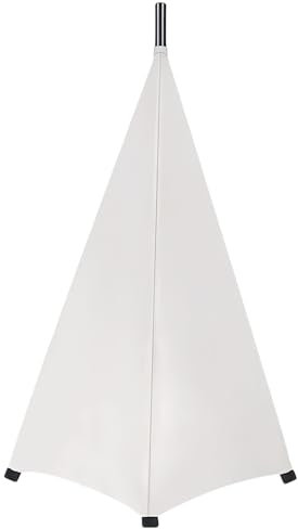 Sporgo Cubierta del soporte del altavoz: cubierta para soporte de altavoz, trípode cubierta para escenarios, efecto DJ, luz faro, cubierta extensible para trípodes de altavoces con bolsa de