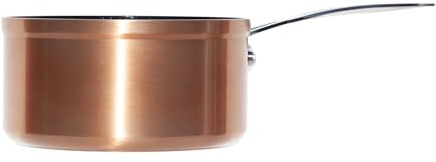 Nuwave 1,9L Gesundes Duralon Kupfer Keramisches Antihaft-Kochgeschirr, PFAS-frei, Spülmaschinen- und Ofenfest, Induktionsgeeignet, Kratzfeste Oberfläche, Glasdeckel und Hitzebeständige Griffe