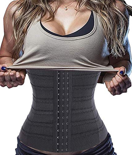 Bafully Womens Waist Trainer Girdle Corset Hourglass Body Shaper Underwear for Weight Loss Tummy Control