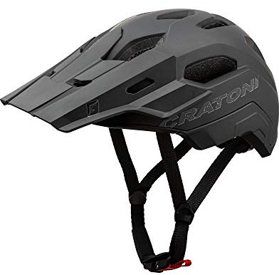 Cratoni Unisex – Erwachsene C-Maniac 2.0 Helme, Schwarz Matt, L