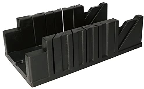 KOTARBAU® Caja de ingletes 4,5, Caja para inglete, Ideal para cortes en ángulos de 22,5°, 45° y 90°, Caja para cortar marcos, perfiles, tubos, Caja de sierra ingletadora, Caja de inglete de plástico