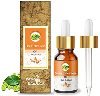Crysalis Green Coffee Bean (Coffea Arabica.) |100% Pure & Natural Undiluted Cold Pressed Oil Organic Standard/Skin Care, Hair Care, Fragrances/Energise The Atmosphere-15Ml/ External Use
