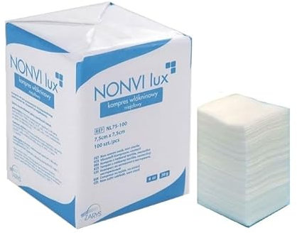 MEDICALMONO - Compresse di garza TNT NON STERILI, tessuto non tessuto, 4 strati - 1000 pz (CM 10X10 CM)