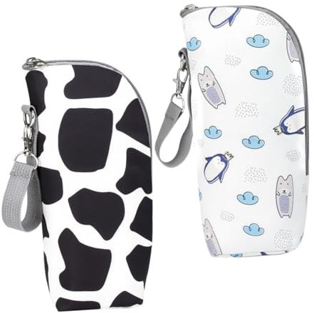 SHOWERORO Borsa Termica Isolata Per Biberon Per Latte Per Ragazzo Ragazza Contenitore Per Biberon Per L'uso All'aperto Per Conservazione Di Alimenti Per Ragazzo Ragazza