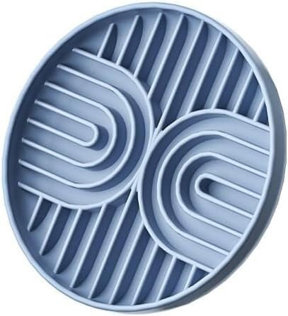 Slow Food Bowls for Pets, Dog Slow Feeder Bowl and Silicone Food Mat - Prevent Choking