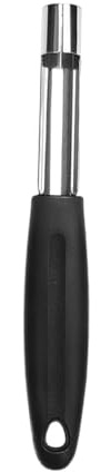 Pala de huesos de frutas para cocina, descorazonador de manzanas, extractor de cavidades de frutas con mango ergonómico, descorazonador manual para manzanas y peras