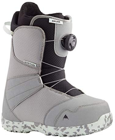 Burton Boy's Zipline Boa® '19 (großes Kind) Grau/Neo/Mint 6 Big Kid M