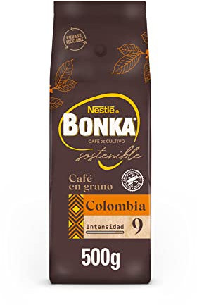 Bonka Café Grano Colombia 500g, intensidad 8