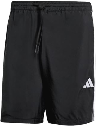 adidas Hombre Essential Three Stripes Chelsea Short, Black/White, S