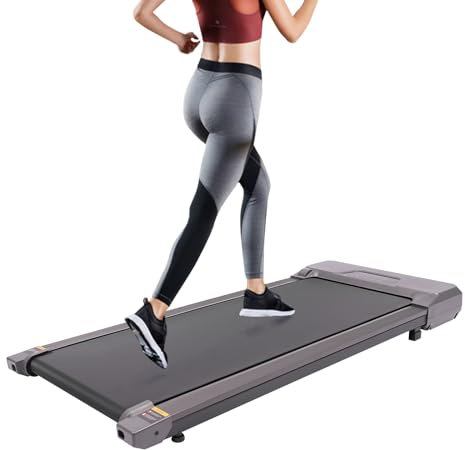 Tapis de course électrique pour la maison, tapis de marche 0,75 Hp, 1-6 km/h, max 120 kg avec affichage LED, télécommande et batterie CR2032, pour la maison, les salles de sport, les bureaux, etc