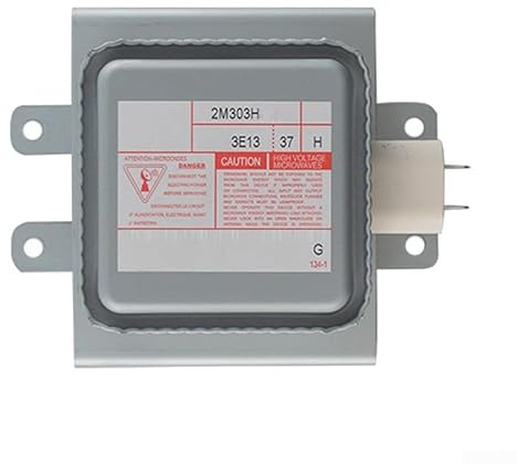 Mikrovågsmagnetron 2M303H 1080W luftkylt rör för ugnsreparation lång basplatta ersättningsdel silver