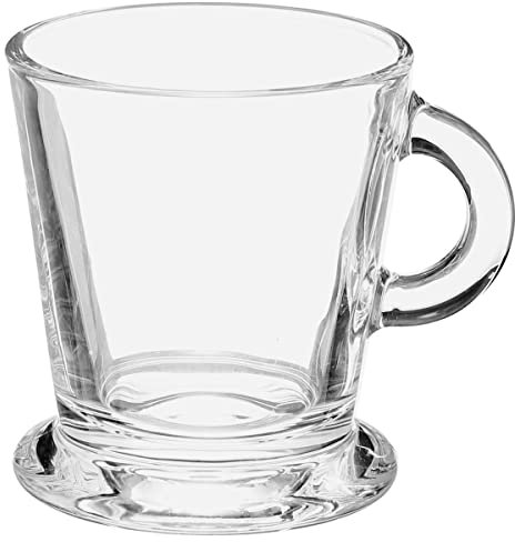 Secret de Gourmet - Lot de 4 Tasses Espresso en Verre 8cl