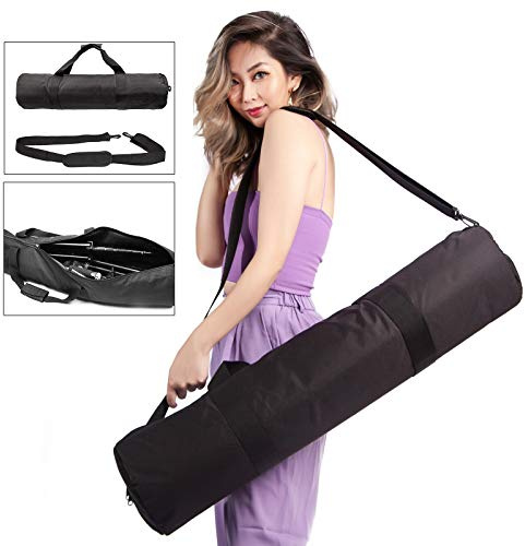 Bolsa de Transporte de trípode, Bolsa de trípode Ligera de 60x20cm con Correa de Hombro y manija, Impermeable Acolchado, para Paraguas, Soportes de Rayos de fotografía, Brazo de la Pluma