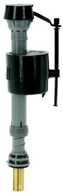 Fluidmaster 400LB074 400 Valve Brass Shank WC Fill, Black,Grey