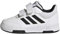 adidas Tensaur Hook and Loop Shoes Laufschuhe, Cloud White/Black/Core Black, 25 EU