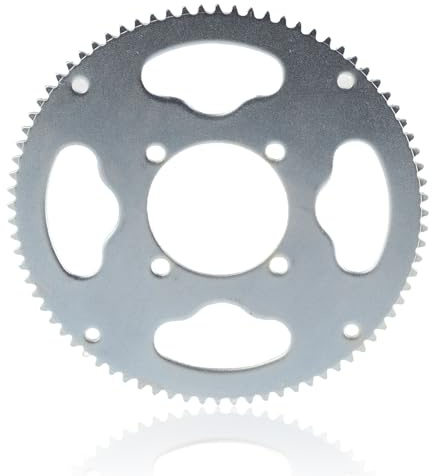 80 tänder 25 hål bakre kedjehjul 54 mm bakre kedjehjul reservdelar för motorcykeltransmissionssystem med 8 små hål för Dirt Bike ATV fyrhjulingar 47cc 49cc minimotorcykel