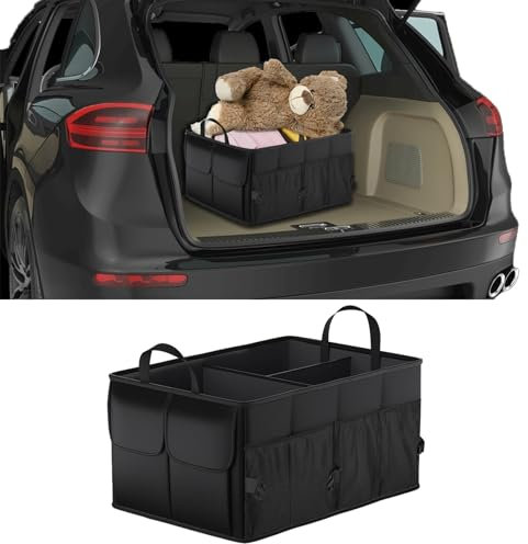 VBGURR 1 organizer per bagagliaio auto, impermeabile, multi scomparti, pieghevole, adatto a tutti i veicoli (1 pezzo)