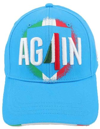 Enzo Castellano SSC Napoli 124013 Cappellino da Baseball, Turchese, Taglia Unica Unisex-Adulto