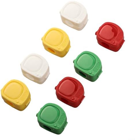 Feeshoppher Juego de 8 clips magnéticos para cables, organizador de cables de oficina en casa, soporte de cables, fácil fijación para cargador USB, auriculares, gestión de cables ordenada para