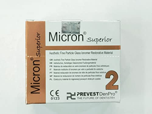 Prevest Micron Superior: Otturatore per Riparazione Dentale Permanente, Polvere e Liquido, Bianco