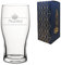 Personalised Engraved Novelty Pint Glass with Name with Crown Design, Gift Boxed, Perfect for Any Occasion