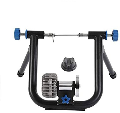 SMSOM Bike Trainer Stand Stahl Fahrrad Übung Magnetständer Fahrrad Indoor Hydraulische Widerstand Reitplattform Mute Roller Mountainbike Magnetische Widerstand Intelligente Schulungsplattform