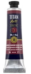 TITAN ARTS - Huile extra fine Titan 20 ml - 38 CARMIN GARANZA SOLIDE CLAIR série 3