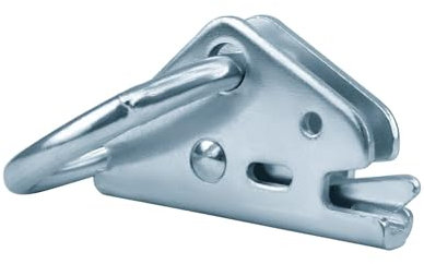 4X Zurrösen für Ankerschienen LKW, Anhänger, PKW. Endbeschlag für Kombi-Zurrschiene Anker Kombi Zurrschienen Ankerschiene Langloch