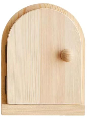 Couverture de sortie de porte féerique, couvertures de sortie mignonnes avec porte,Cache-prise en bois massif | Décoration de boutons, couvercle de protection en bois massif, couvercle de sortie auto-