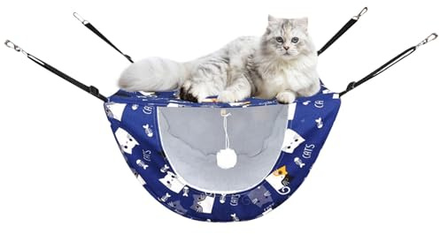 Hamacas para gatos para ventana, hamaca para gatos, jaula de doble capa, perchas para ventana para gatos, cama colgante para gatos, cama suave para mascotas, hamaca para gatos, cama para perros