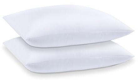 Dreamdry wasserdichter Kissenbezug 80x80 cm (2er Pack) mit Reißverschluss - Kissenschoner, Pillow Protector, Anti-Milben, Oeko-Tex Zertifiziert, atmungsaktiv