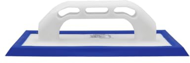 Pikappa 3220 Frattazzo in caucciu con manico ergonomico. Dimnsioni 250x110 mm. Colore bianco/blu