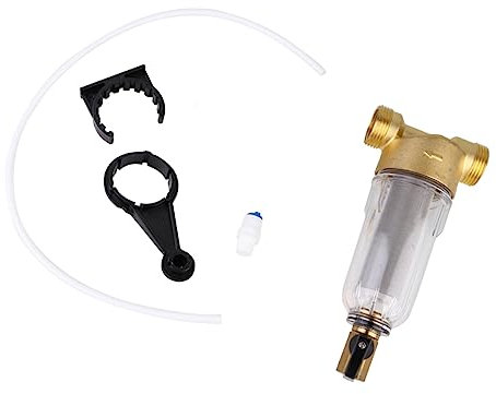 CAXUSD filtrar Filtro Frontal del Grifo Filtro de sedimentos Filtro de Agua de sedimentos Filtro de retrolavado purificador de Agua Filtro desincrustante de Agua Acero Inoxidable