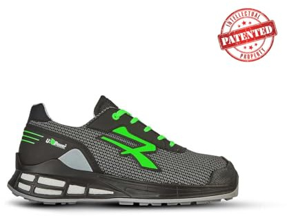 U Power Don't Worry... BE Happy! Zapatos de Seguridad de Trabajo, Calzado Sabot, Modelo Dakota s ESD S3S Ci FO SR, con Puntera de Aluminio - Antiperforación Textil no Metal