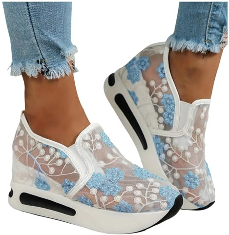 Scarpe tradizionali Dirndl, scarpe da ginnastica bavarese, scarpe da ginnastica basse, scarpe da ginnastica bianche, leggere, comode, da sposa, da donna, in tessuto elegante