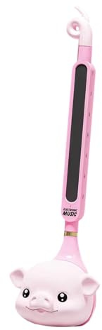 TTETTZ Instrument de Musique Électronique Jouet Enfant Synthétiseur Portable Forme Ludique Fonction Réglable Convient Apprentissage Musical Cadeau Chambre, Rose
