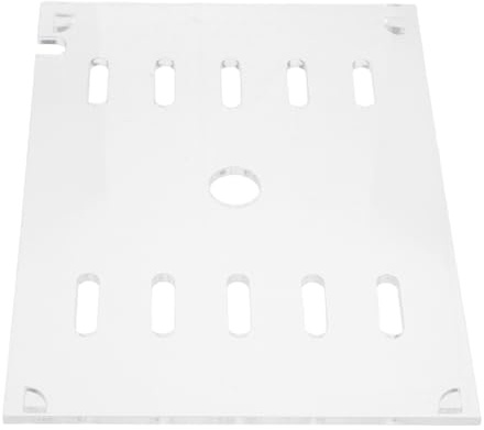 SHINEOFI Tapa de Acrílico Transparente para Acuario con Panel de Rejilla, Cubierta Antisaltos Que Previene la Fuga de Peces y Facilita la Alimentación de Reptiles y Camarones