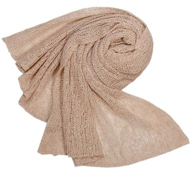 Stamigna per neonati, fascia per avvolgere i bambini, fatta all’uncinetto, ottima per fotografie