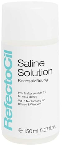 GWCosmetics RefectoCil Saline Solution Kochsalzlösung, 3er Pack, (3x 150 ml)