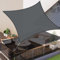 LOVE STORY Sonnensegel 3x3m Wasserdicht Rechteckig Anthrazit Sonnenschutz Windschutz Segel PES Polyester,95% UV-Schutz für Außenbereich, Terrasse, Balkon, Garten