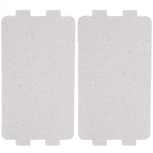 2 Pieces Microwave Oven Mica Plate Sheet, Universal Mica Foil, Microwave Oven Repairing Part, Mica Plates Used for Microwave Pvens, Hair Dryers, Toasters and Heaters