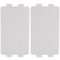 2 Pieces Microwave Oven Mica Plate Sheet, Universal Mica Foil, Microwave Oven Repairing Part, Mica Plates Used for Microwave Pvens, Hair Dryers, Toasters and Heaters