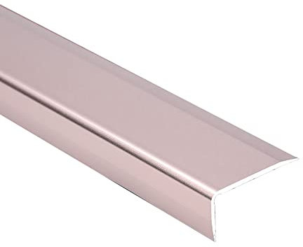 Selbstklebende Teppich-Zierleiste Übergangsleiste für Fenster, Treppenkanten, Kantenschutz aus Aluminiumlegierung, Anti-Fall-Stufenkantenschutz, für Hotel, Schule, Kindertagesstätte, Vorschule, einf